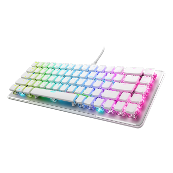 מקלדת גיימינג ROCCAT VULCAN II Mini 65% - לבן