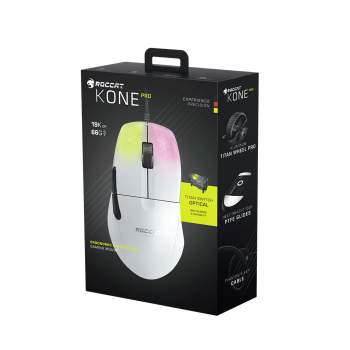 עכבר גיימינג ROCCAT KONE PRO – לבן עכבר גיימינג ROCCAT KONE PRO – לבן