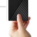 כונן קשיח חיצוני נייד Western Digital My Passport WDBYVG0010BBK 1TB USB 3.2 - צבע שחור