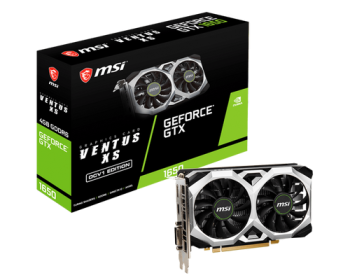 כרטיס מסך MSI GeForce GTX 1650 D6 VENTUS XS OCV3 כרטיס מסך MSI GeForce GTX 1650 D6 VENTUS XS OCV3