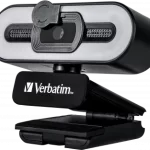 מצלמת רשת עם מיקרופון Verbatim AWC-02 Full HD 1080p Autofocus Webcam with Microphone and Light
