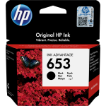 מחסנית Ink Advantage מקורית בשחור HP 653 (3YM75AE)