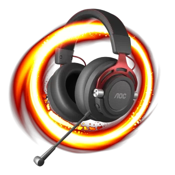 אוזניות גיימינג אלחוטיות AOC GH401