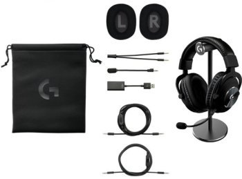 אוזניות גיימינג Logitech G Pro X Gaming Headset - כולל מעמד